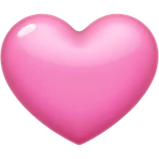 Pink heart sticker