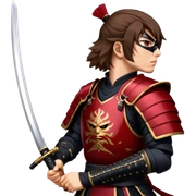 Fierce Samurai sticker