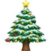 christmas tree sticker