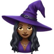 beautiful witch sticker