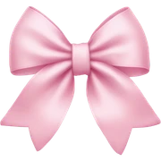 Light pink bows sticker
