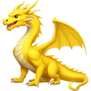 yellow dragon sticker
