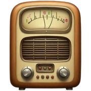 vintage radio sticker