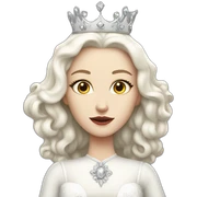 white queen sticker