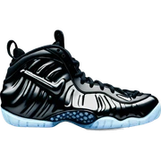 white foamposite emoji sticker