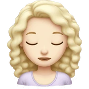 pale girl sleeping  sticker