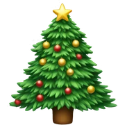 Christmas tree sticker
