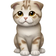 The Scottish Fold Cat sticker