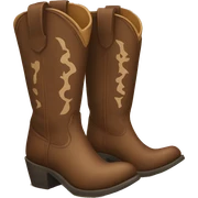 Cowgirl boots sticker