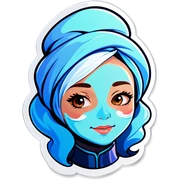 Skincare sticker