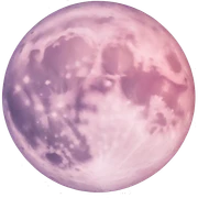 pastel pink moon sticker