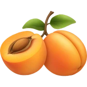 Apricot sticker