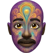 Psychedelic sticker