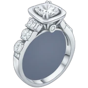 engagement ring sticker