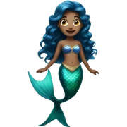 mermaid princess sticker