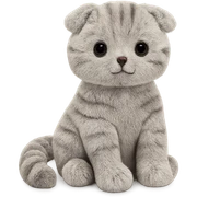 cute scottish fold kitty jellycat plushie sticker