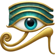 eye of horus besides eye of ra sticker