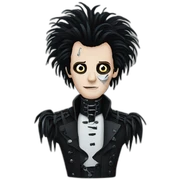 edward scissorhands sticker