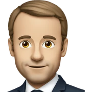 Macron from France  sticker
