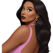 dark beauty with earrings sticker