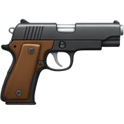 A gun emoji￼ sticker