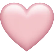 Light pink heart sticker