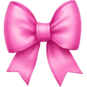 Pink bow  sticker