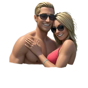 summer fun by the water sticker