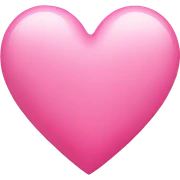 Pink heart sticker