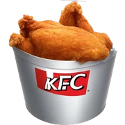 KFC bucket full of chicken sticker