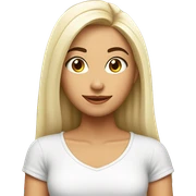 Chica de piel blanca con corona y cabello lasio cafe sticker