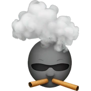 Smoke sticker