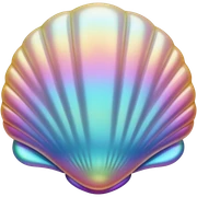 Pearl shell sticker