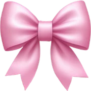Pink coquette bow sticker