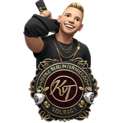 smiling boy with jewelry sticker