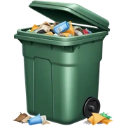 Garbage sticker