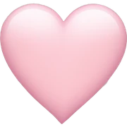 Light pink heart sticker