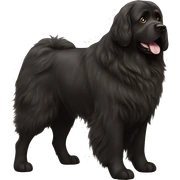 Newfoundland dog sticker