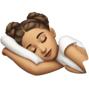 Ariana Grande sleeping sticker