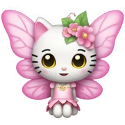 Hello kitty fairy sticker