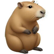 Good morning capybara sticker