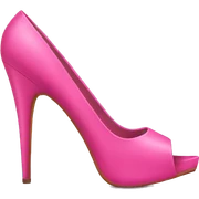 Pink high heels sticker