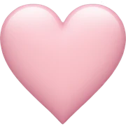 pastel pink heart sticker