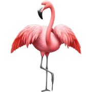 flamingo sticker