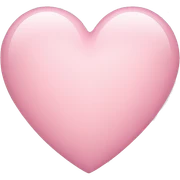Light pink heart sticker