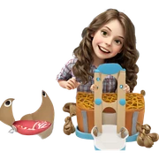 realistic doll girl smiling sticker