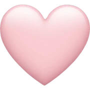 pastel pink heart sticker