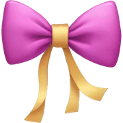 Bow sticker