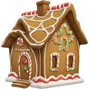 Gingerbread house sticker