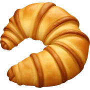 croissant eating croissant sticker